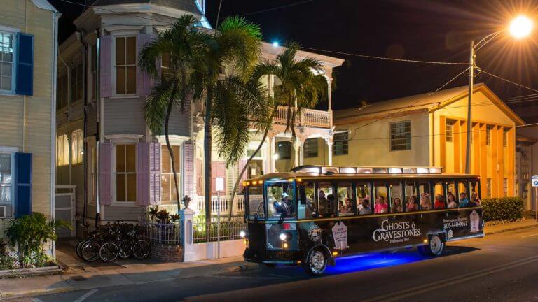 key west ghost tour trolley driving