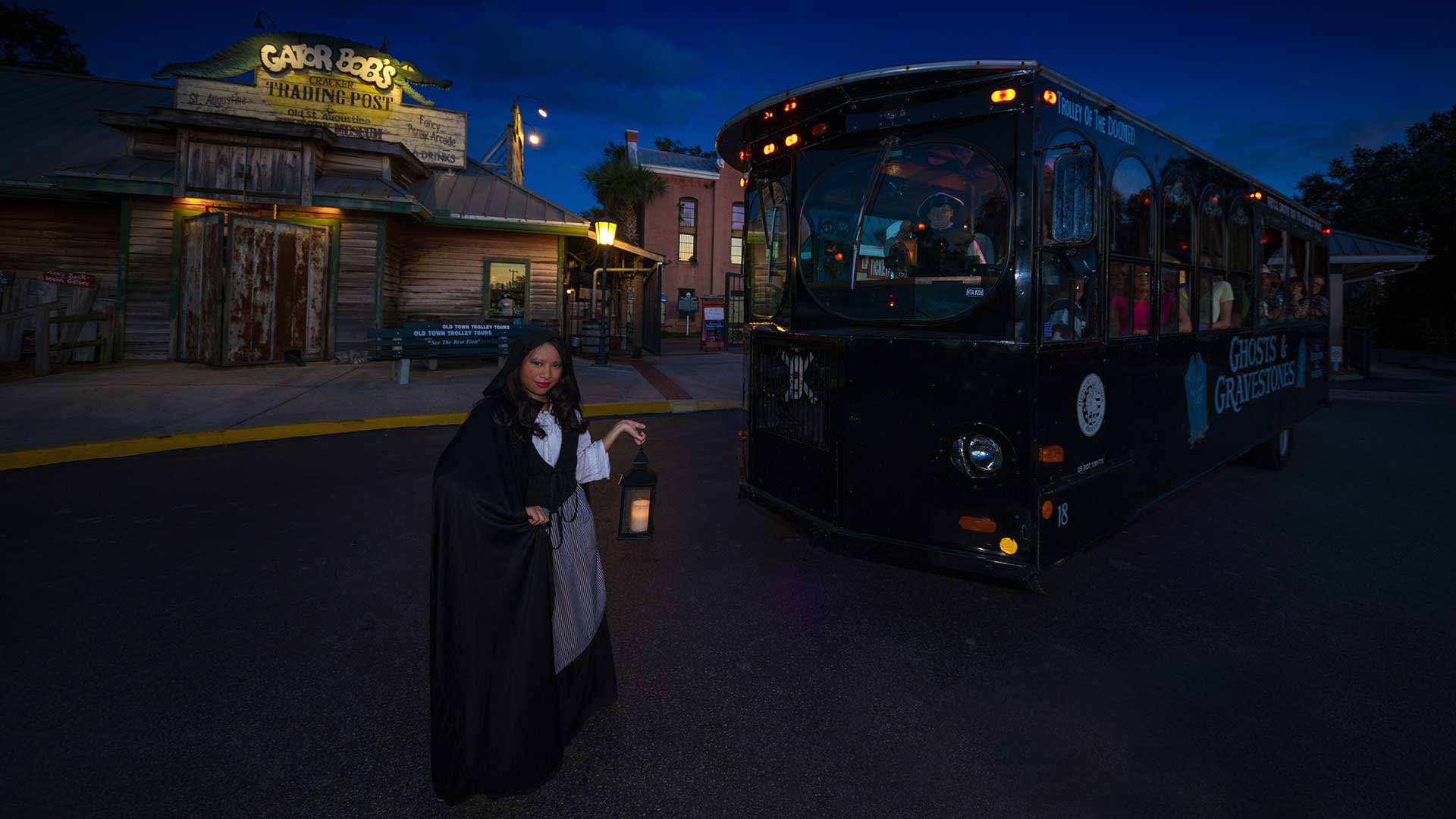 St Augustine Trolley Ghost Tour St Augustine Trolley Ghost Tour