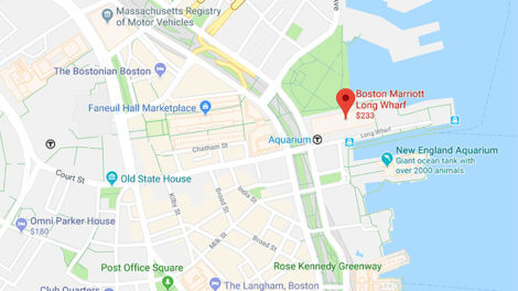 boston map marriott long wharf