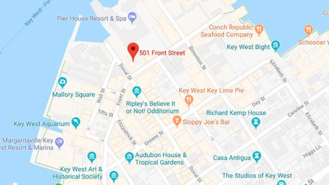 key west ghosts and gravestones map