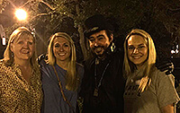 savannah ghost tour guests and tour guide