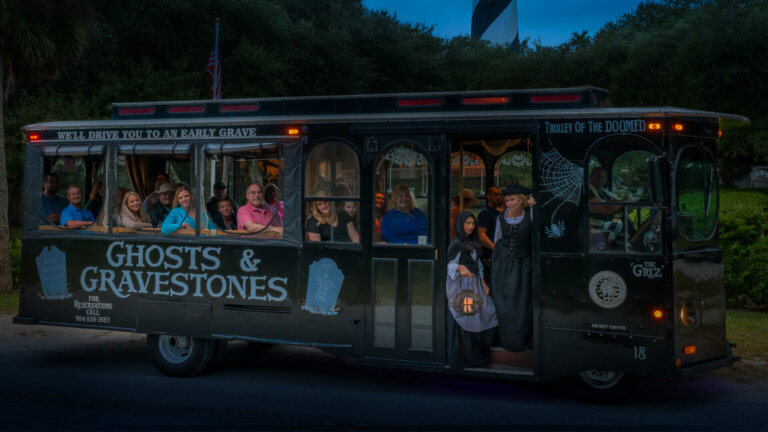 St Augustine ghost tour trolley