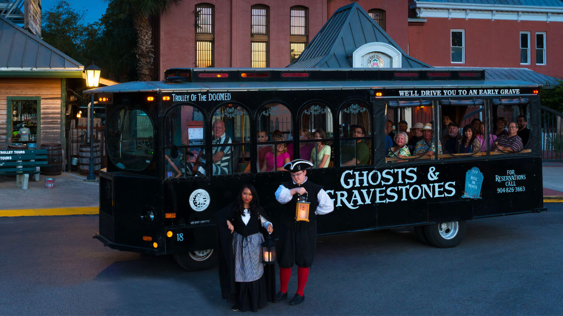 St Augustine ghost tour trolley