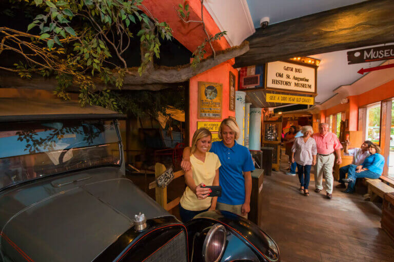 Guests at St. Augustine history museum