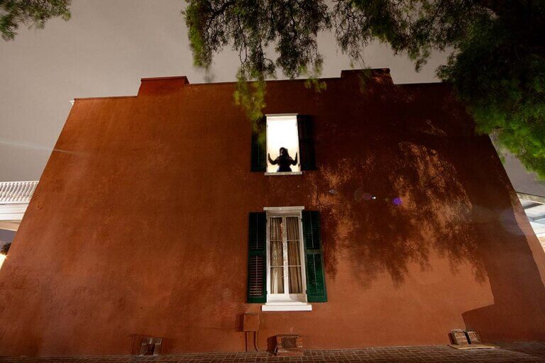 Whaley House window apparition at night