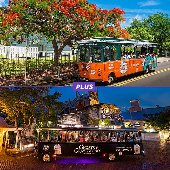 Key west Old Town Trolley and Ghosts & Gravestones Tour