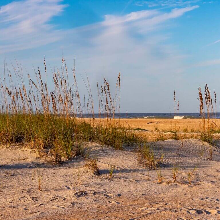 Anastasia State Park beach