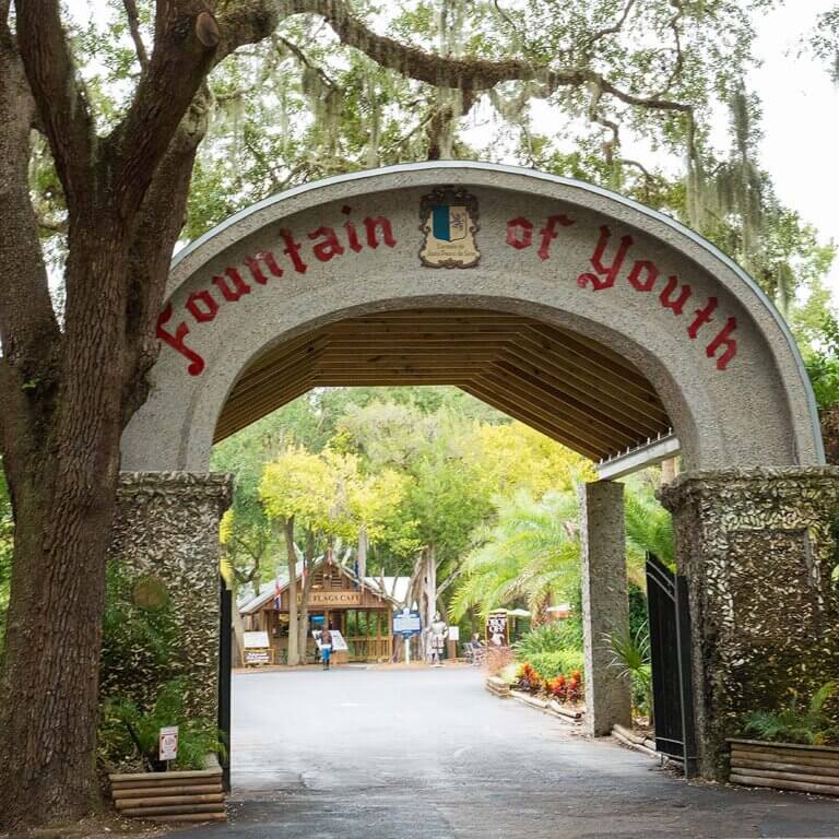 entrance to the Fountain of Youth