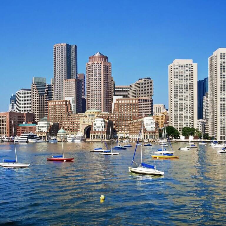 Boston shoreline