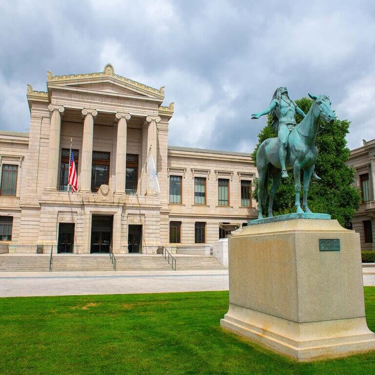 The Museum of Fine Arts, featuring impressive architecture and art