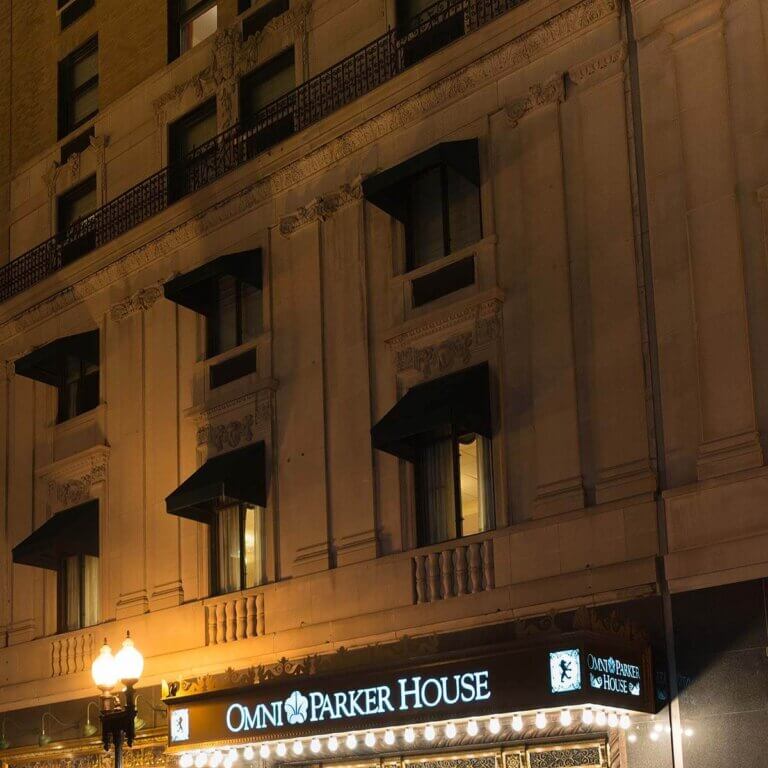 Omni Parker House Hotel, a charming Boston establishment, blends historic elegance