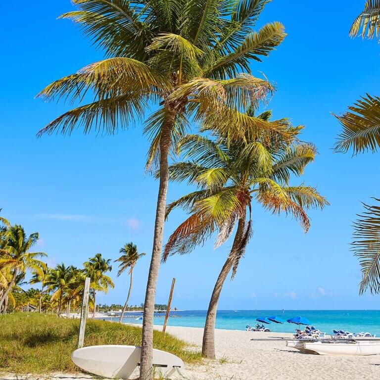 Smathers Beach in Key West
