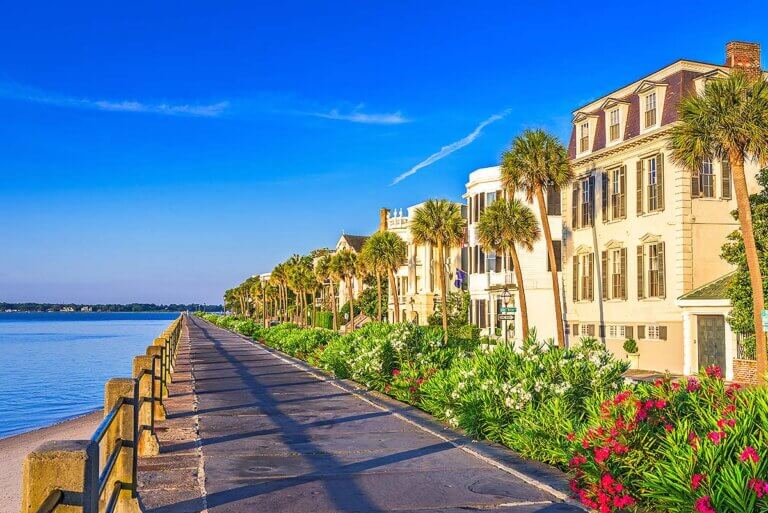 waterfront homes in The Battery Charleston