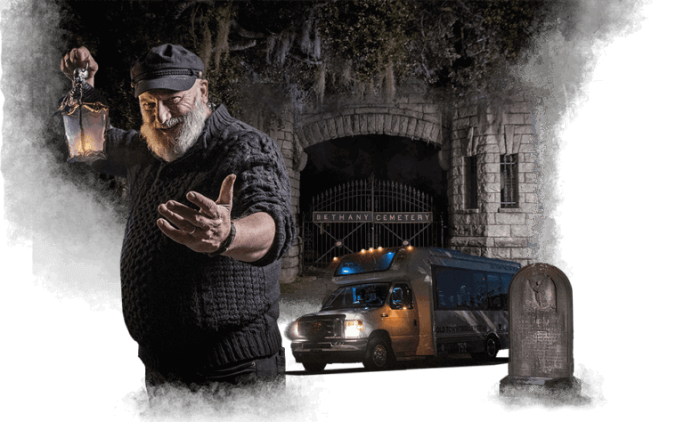Charleston Ghosts & Gravestones Tour at Bethany Cemetery